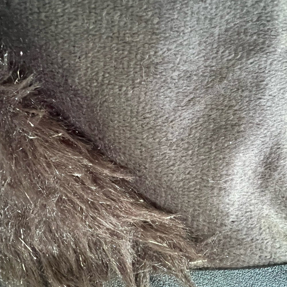 Plush Brown Faux Fur Blanket with Microfiber Back - Picture 2 of 3